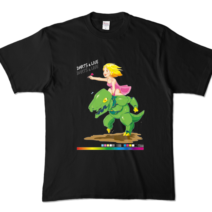 カラーTシャツ - XL - ブラック (濃色)