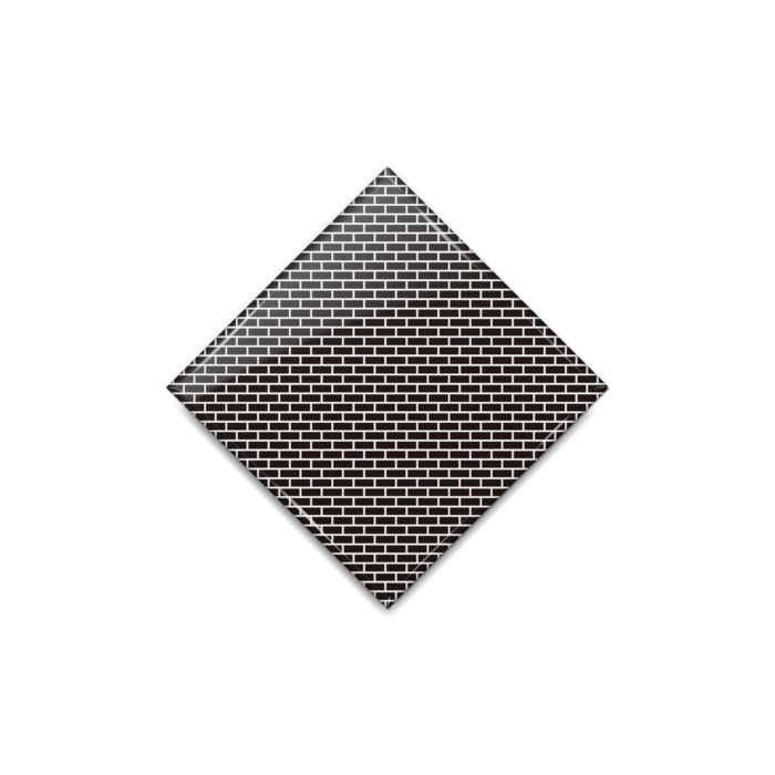 缶バッジ - ひし形40mm