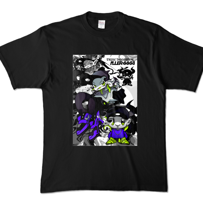 カラーTシャツ - XL - ブラック (濃色)