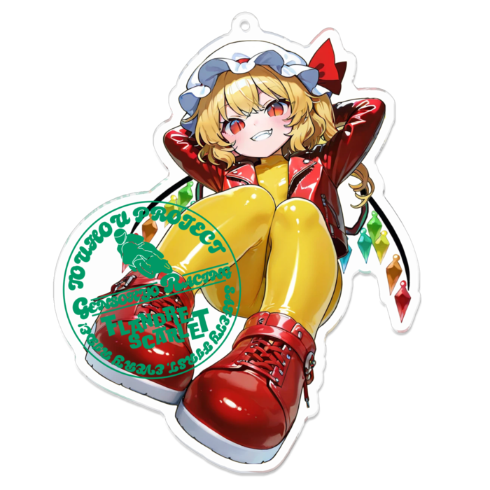 アクリルキーホルダー - 100 x 100 (mm)