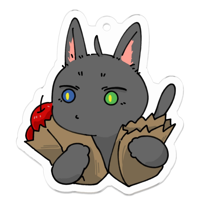 アクリルキーホルダー（コーティング） - 50 x 50 (mm)