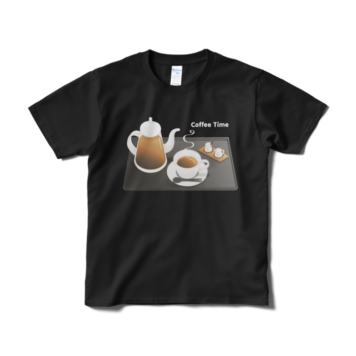 Tシャツ短納期　黒色　S