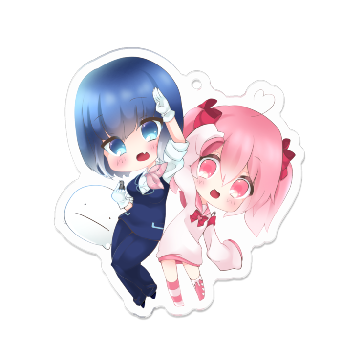 アクリルキーホルダー - 70 x 70 (mm)