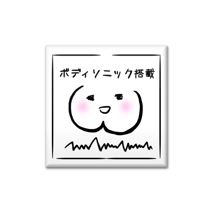 缶バッジ - 四角形40mm