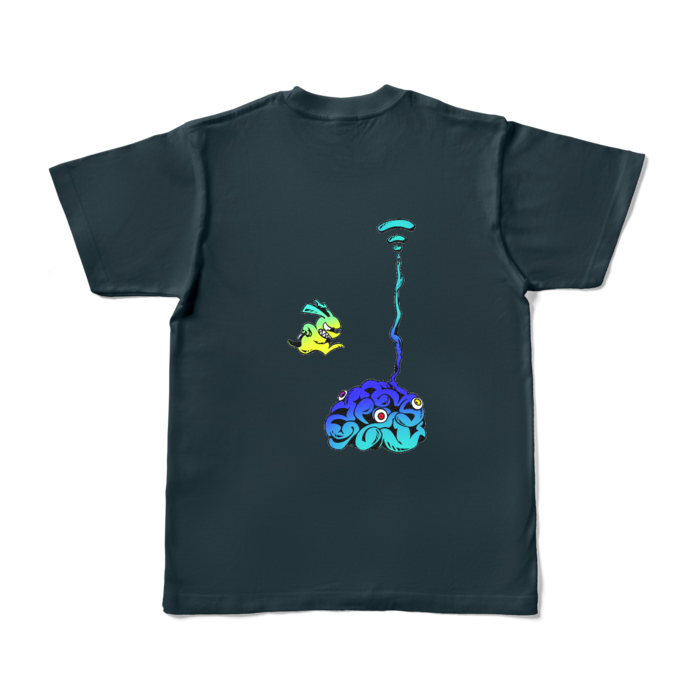 カラーTシャツ - S - デニム (濃色)
