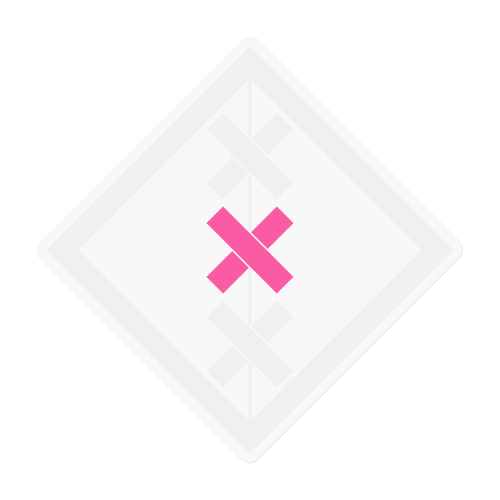 ロゴステッカー白