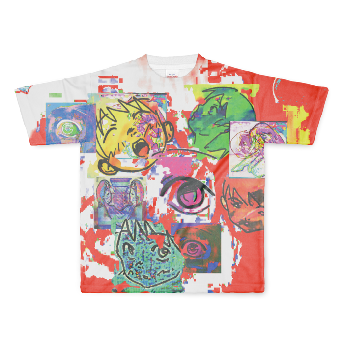 フルグラフィックTシャツ - L - 両面印刷