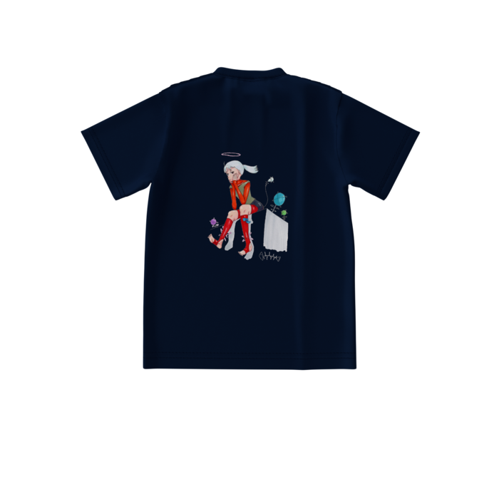 ビッグシルエットTシャツ - S - 背面