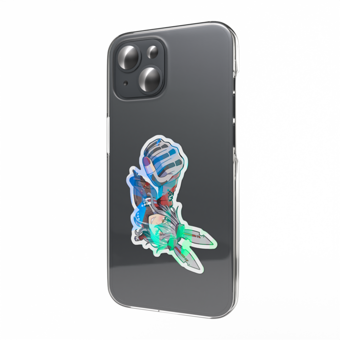 ホログラムスマホステッカー - 縦