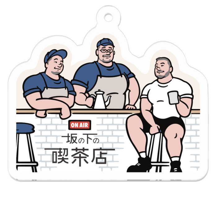 アクリルキーホルダー - 50 x 50 (mm)