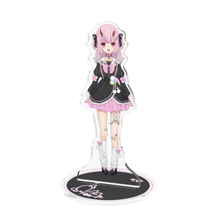 黒ツーサイドアップ 笑顔