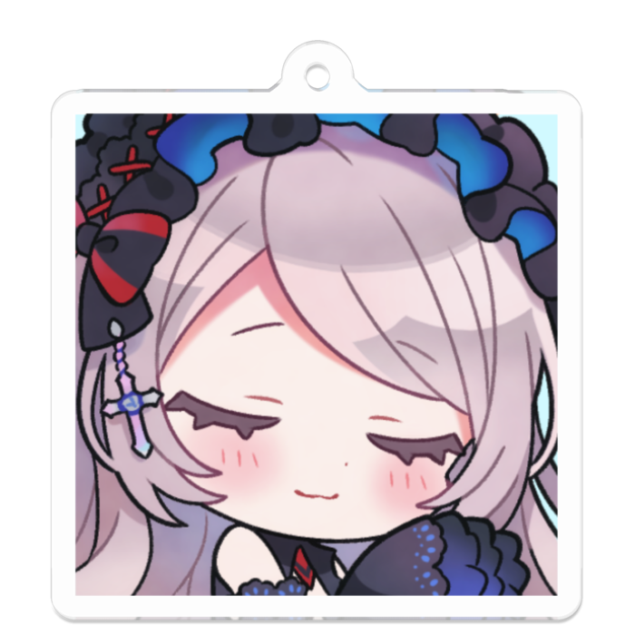 アクリルキーホルダー - 50 x 50 (mm)