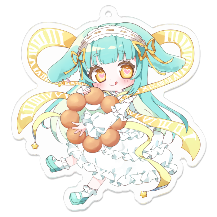 アクリルキーホルダー(コーティング) - 70 x 70 (mm)