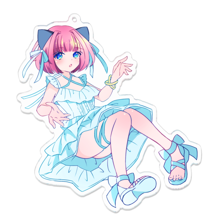 アクリルキーホルダー - 100 x 100 (mm)