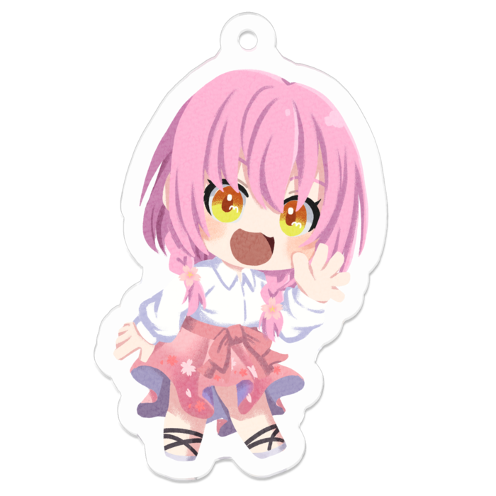 アクリルキーホルダー - 50 x 50 (mm)