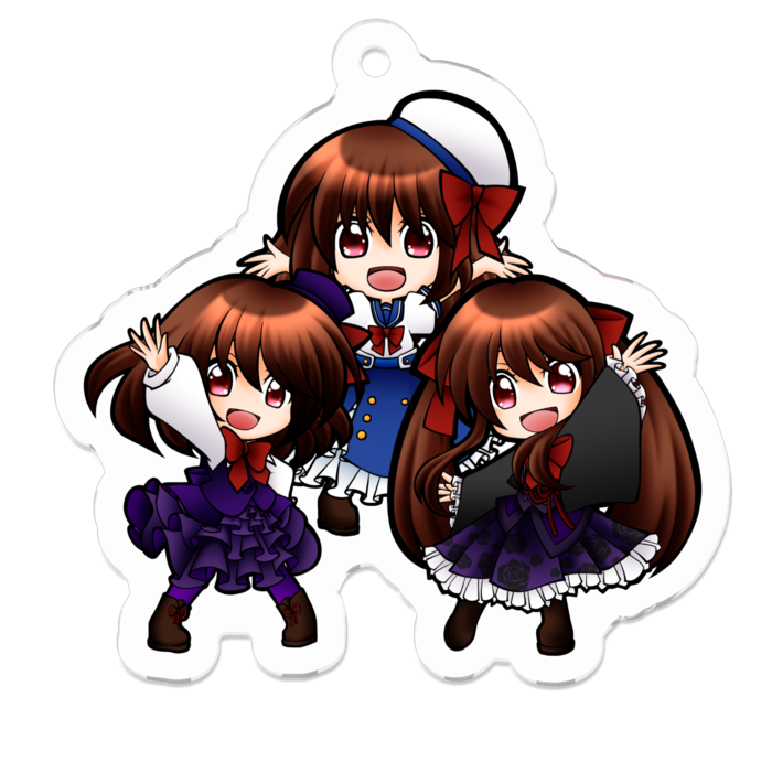 アクリルキーホルダー - 50 x 50 (mm)