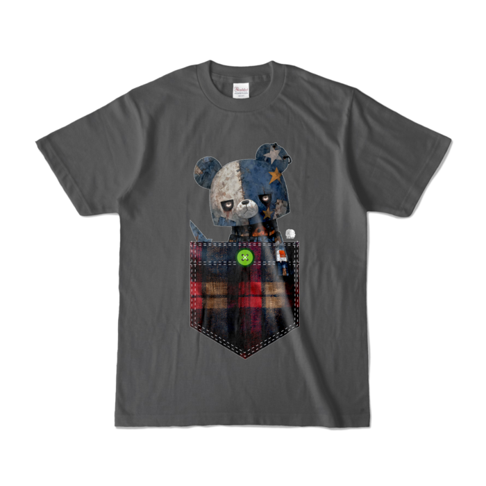 カラーTシャツ - S - チャコール (濃色)
