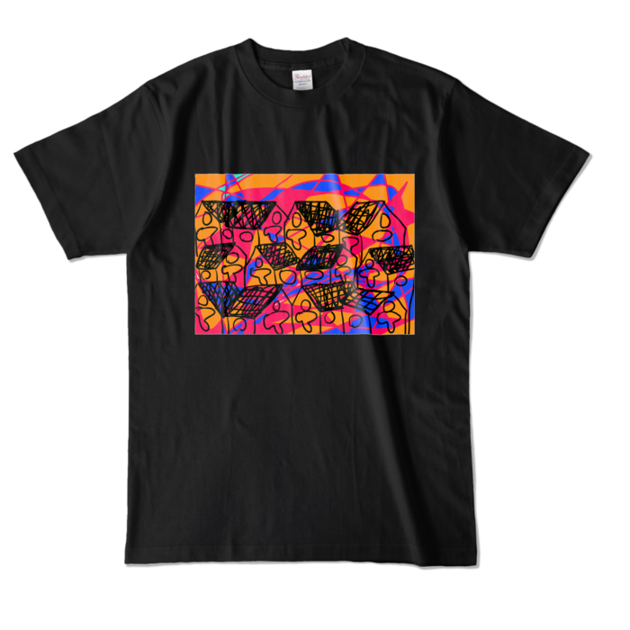 カラーTシャツ - L - ブラック (濃色)