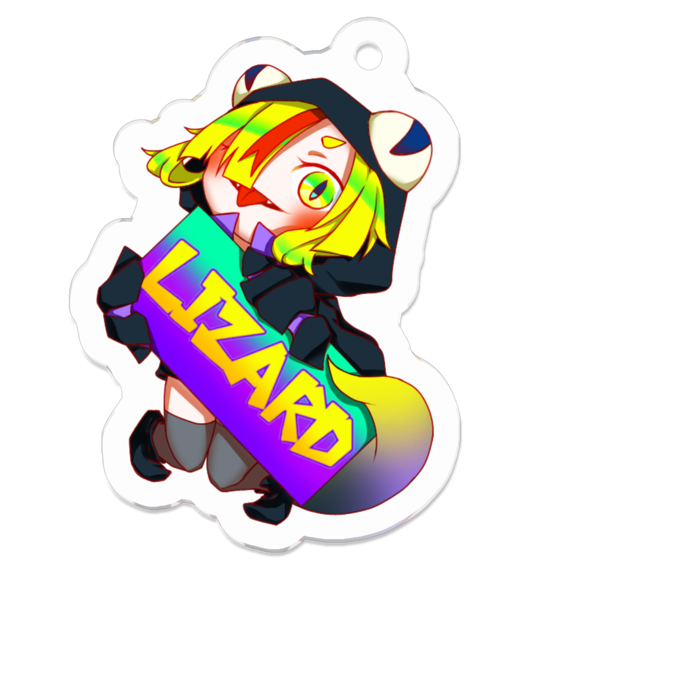 アクリルキーホルダー - 50 x 50 (mm)