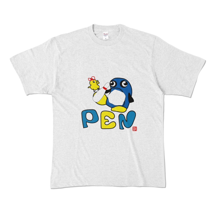 カラーTシャツ - XL - アッシュ (淡色)