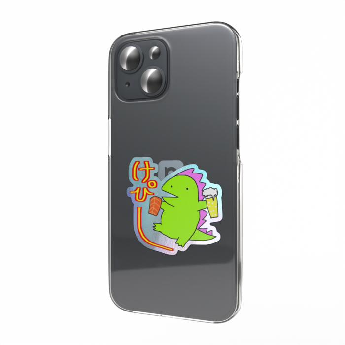 オーロラスマホステッカー - 縦