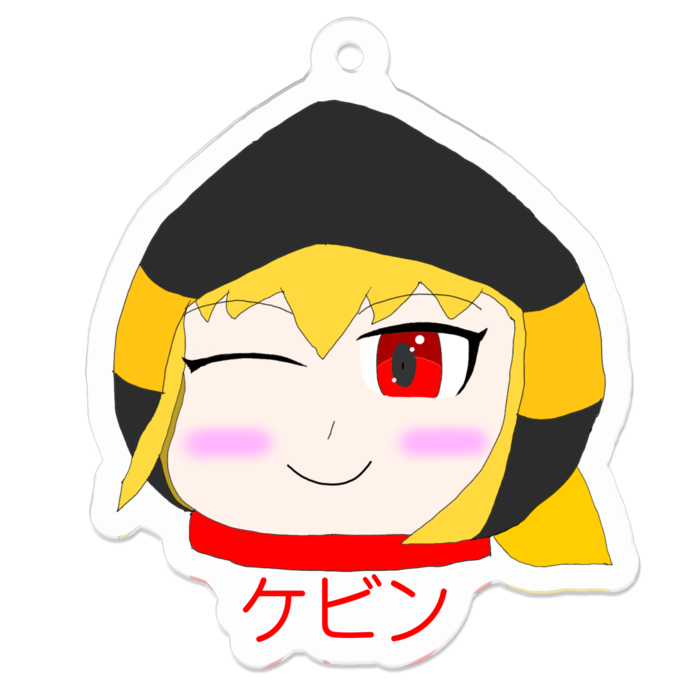 アクリルキーホルダー - 50 x 50 (mm)