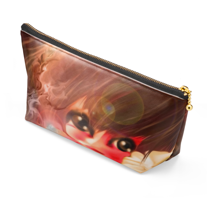 ポーチ - 長さ21.5cm / 高さ10cm - ブラック