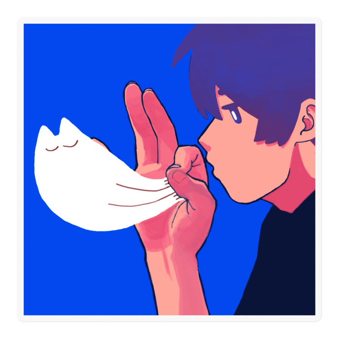 ステッカー - 100 x 100 (mm)
