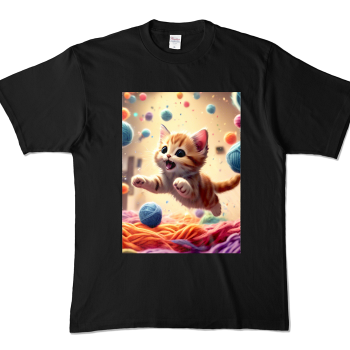 カラーTシャツ - XL - ブラック (濃色)