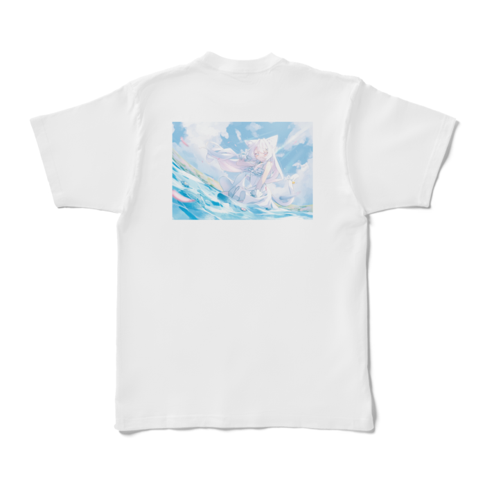 Tシャツ - XL - 白(表情2)
