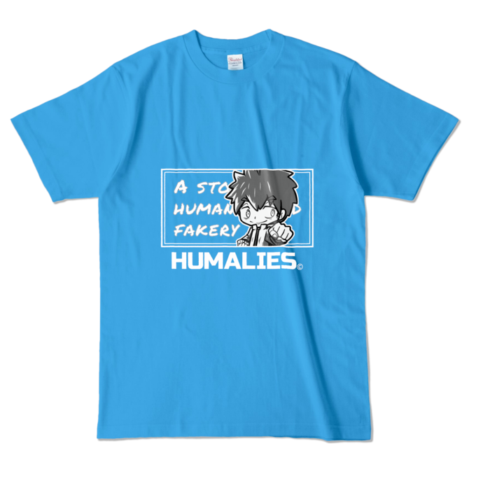 カラーTシャツ - L - ターコイズ (濃色)