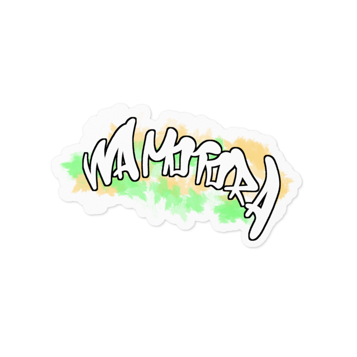 グラフィティ風ロゴ - 100 x 100 (mm)