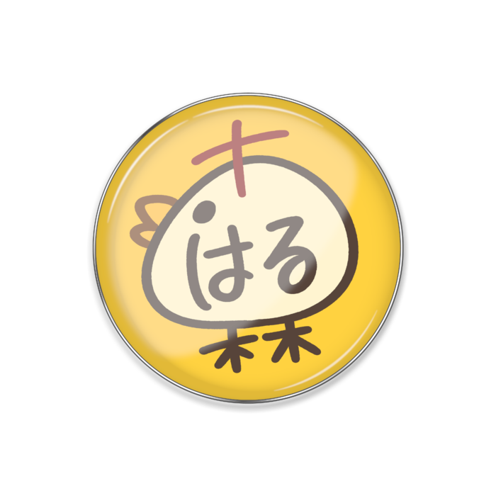 ピンバッジ - 丸形25mm