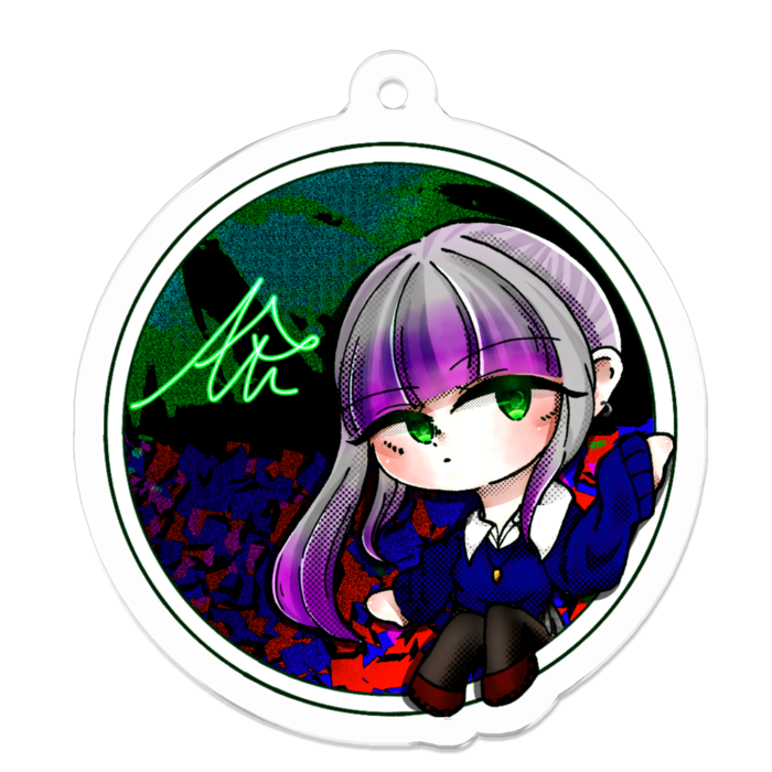 アクリルキーホルダー - 50 x 50 (mm)