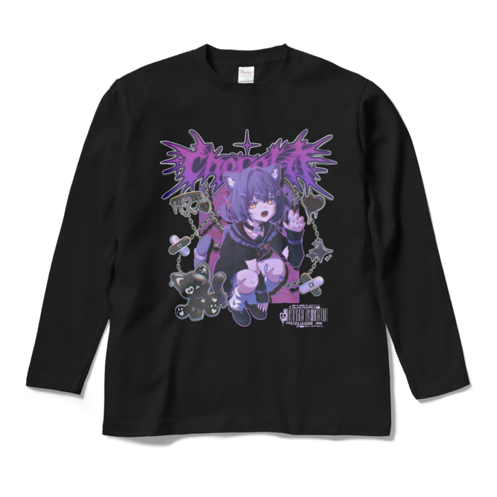 ロングスリーブTシャツ - M - ブラック