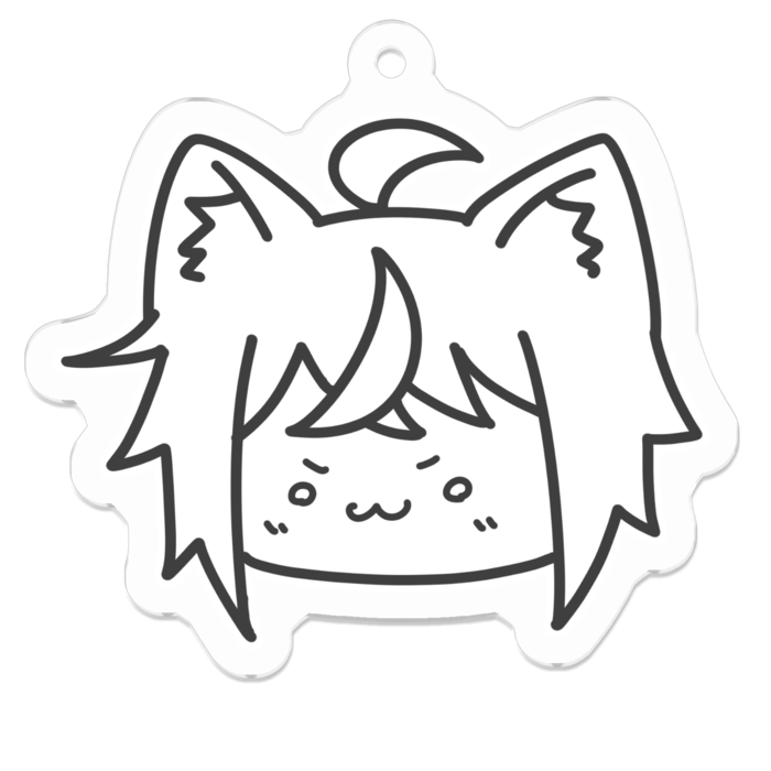 アクリルキーホルダー - 50 x 50 (mm)