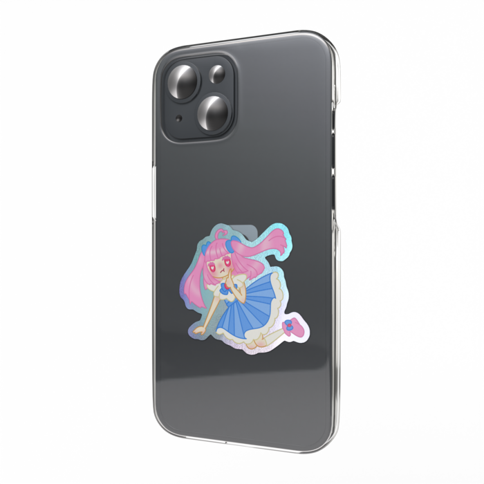 オーロラスマホステッカー - 縦