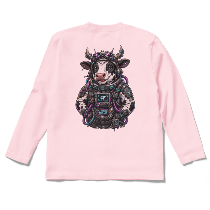 ロングスリーブTシャツ - S - ライトピンク(1)