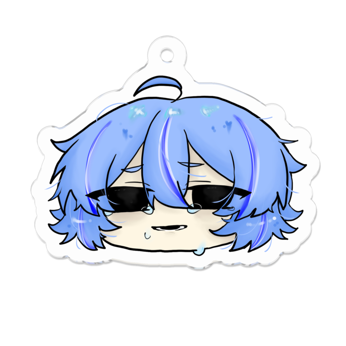 アクリルキーホルダー - 50 x 50 (mm)