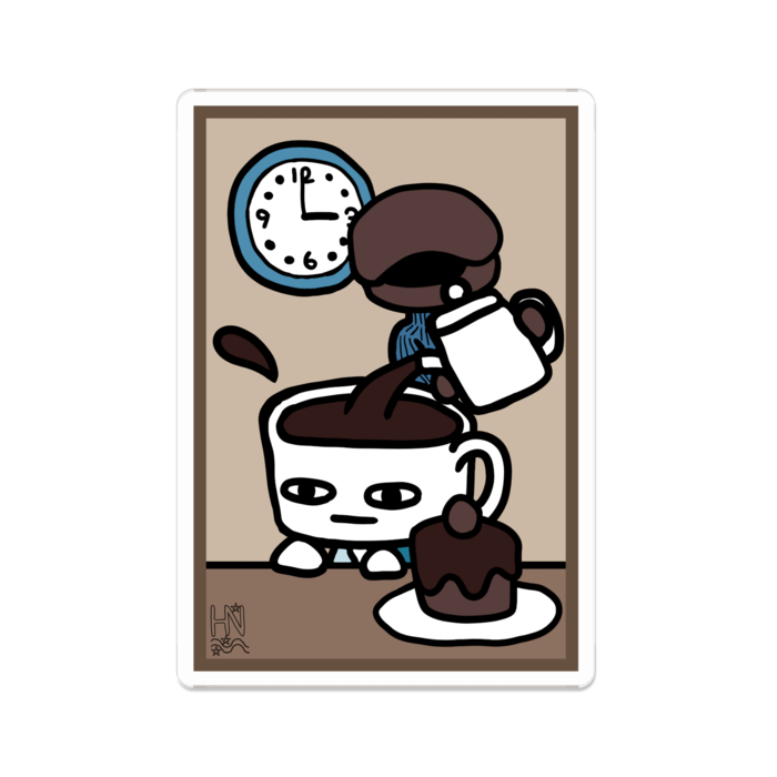 アクリルバッジ - 70 x 70 (mm)