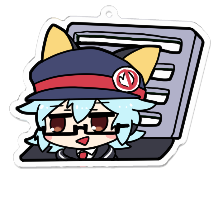 アクリルキーホルダー - 70 x 70 (mm)