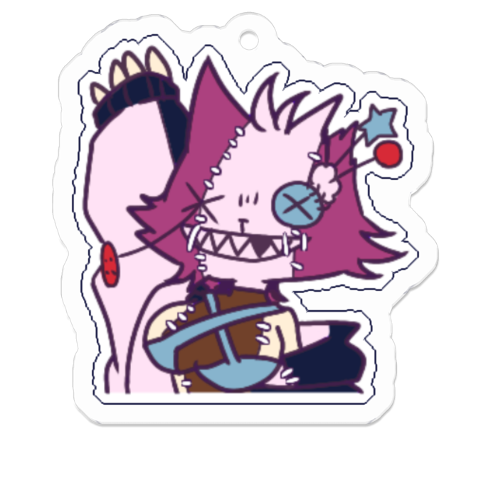 アクリルキーホルダー - 50 x 50 (mm)