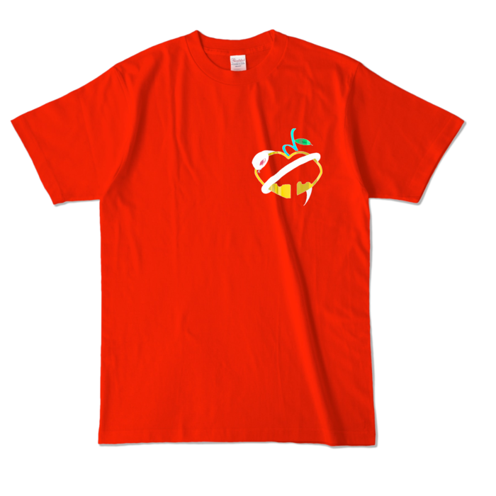 カラーTシャツ - L - レッド (濃色)