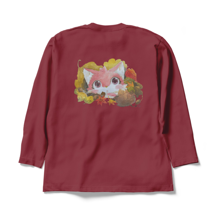 ロングスリーブTシャツ - XL - バーガンディ(1)