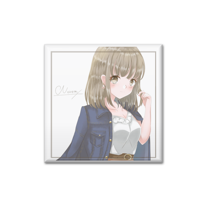 缶バッジ - 四角形40mm