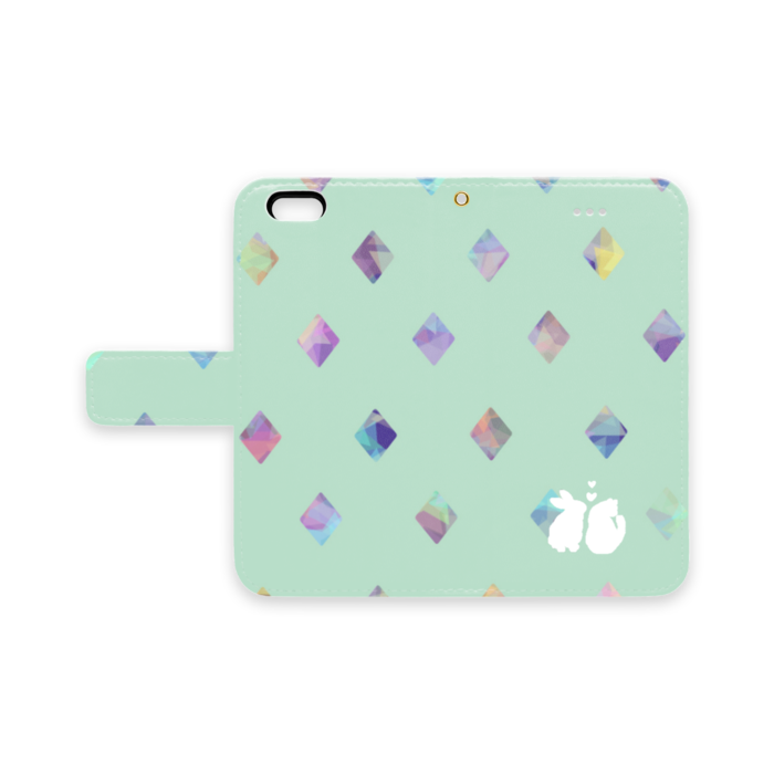 手帳型iPhoneケース - iPhone 6 / 6s - ストラップ穴 あり