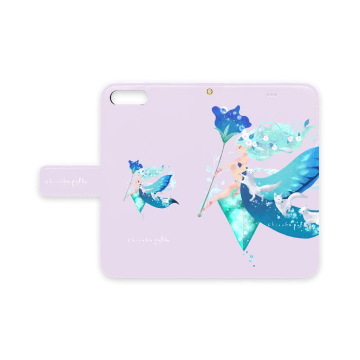 手帳型iPhoneケース - iPhone 8 Plus / 7 Plus - ストラップ穴 あり