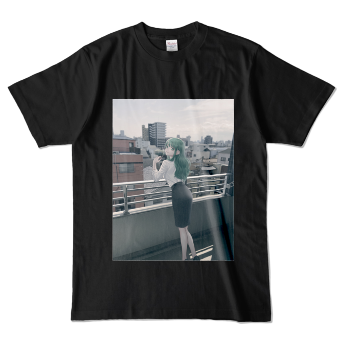 カラーTシャツ - L - ブラック (濃色)