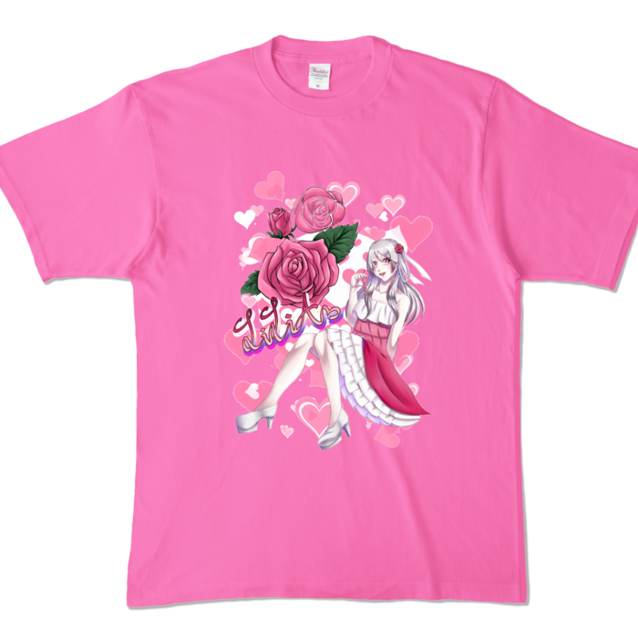 カラーTシャツ - XL - ピンク (濃色)