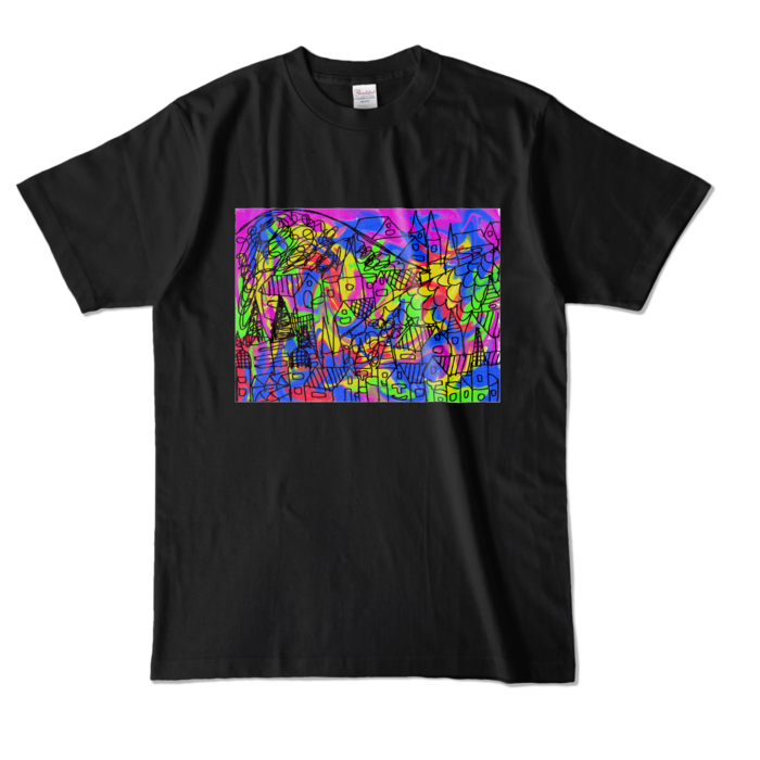 カラーTシャツ - L - ブラック (濃色)